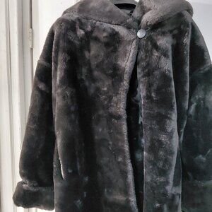Vintage Monterey Fashions Brown Women's Faux Fur Coat Size Large Monterey Fashio